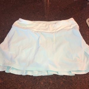 Baby blue lululemon tennis skirt